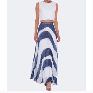 Alice + Olivia Shannon Pleated Maxi Skirt 4